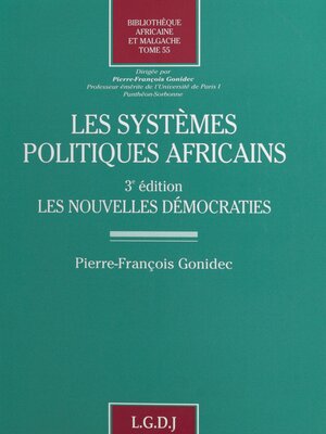 cover image of Les systèmes politiques africains